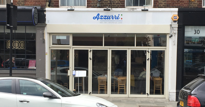 Azzurri Pizzeria Streatham Hill (shop front)