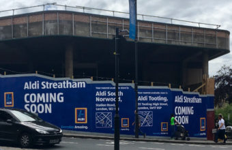 The building that will soon become Aldi on Streatham High Road