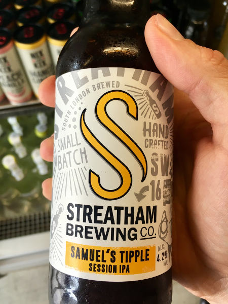 Bottle of Streatham Brewing Co. IPA found in Batch & Co Streatham Hill